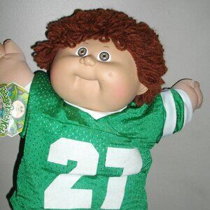 Coleco Cabbage Patch Kids The Legend football player, 1985.